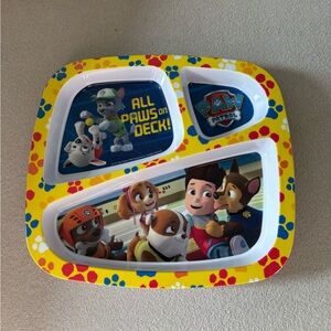 Zak Designs Paw Patrol Kids Divided Plate